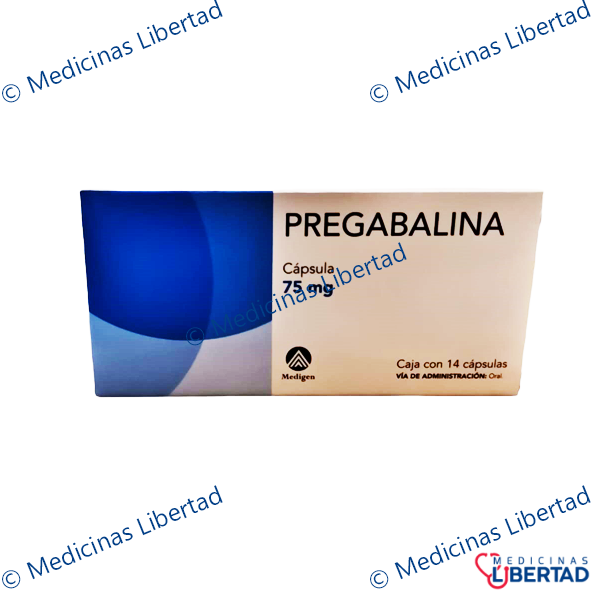PREGABALINA MEDIGEN 75MG C/14