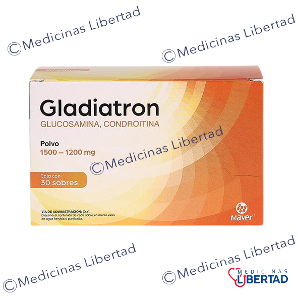 GLADIATRON (GLUCOSAMINA, CONDROITINA) C/30 SOBRES