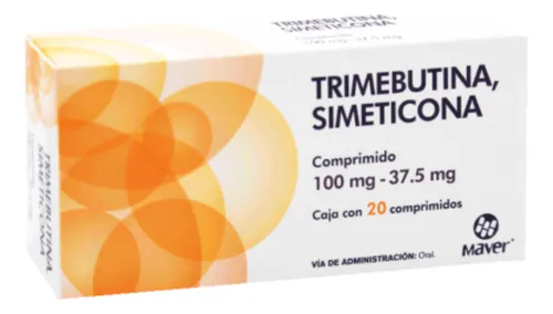  TRIMEBUTINA, SIMETICONA MAVER Comprimidos c/20