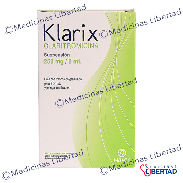 KLARIX SUSPENCION 60ML 250MG