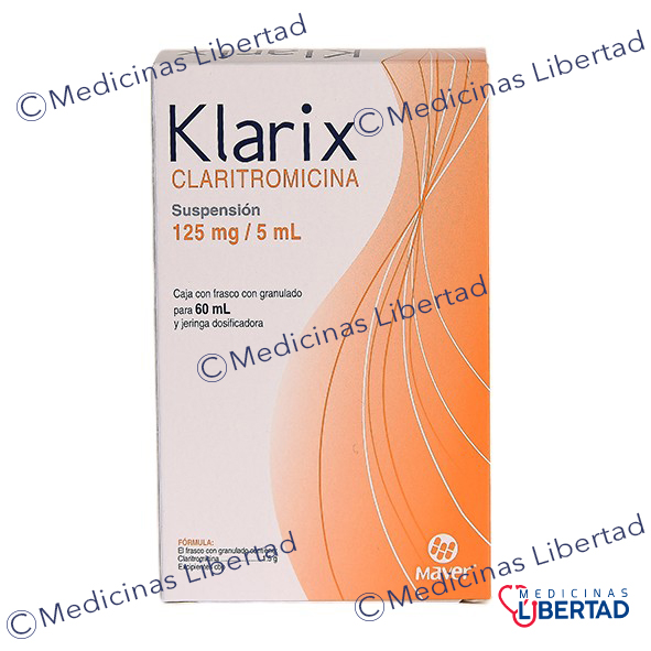 KLARIX SUSPENCION 125MG 60ML