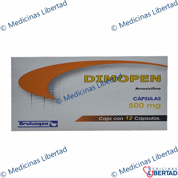 DIMOPEN 500MG - Capsulas - c/12