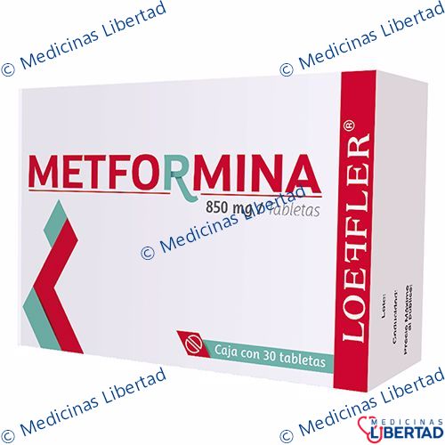 METFORMINA 850 MG LOEFFLER TABLETAS C/30