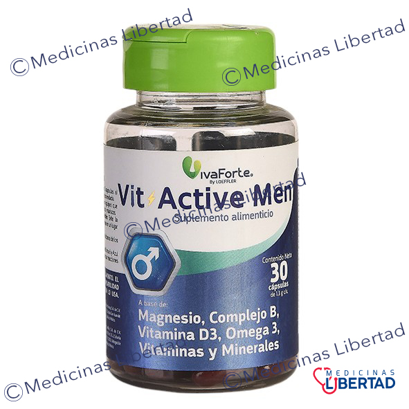 VIT-ACTIVE MEN C/30 CAPSULAS VIVA FORTE
