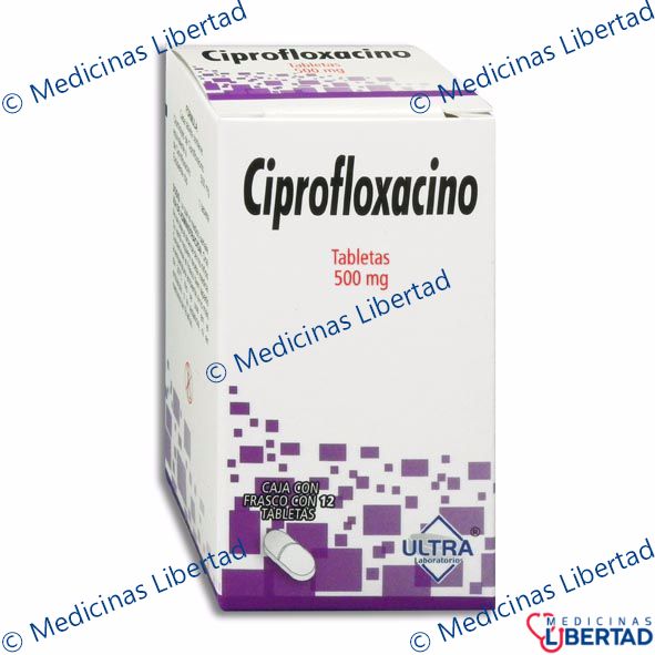 CIPROFLOXACINO 500MG  ULTRA TABLETAS C/12
