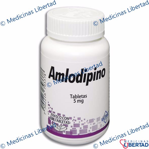 AMLODIPINO 5 MG ULTRA TABLETAS C/100