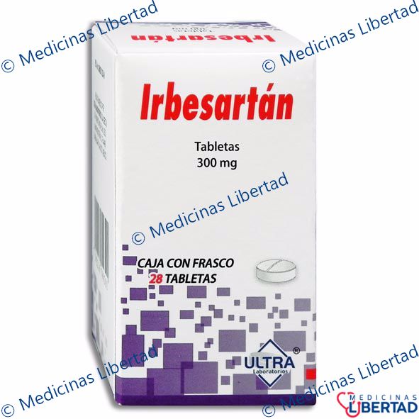 IRBESARTAN 300MG ULTRA Tabletas c/28