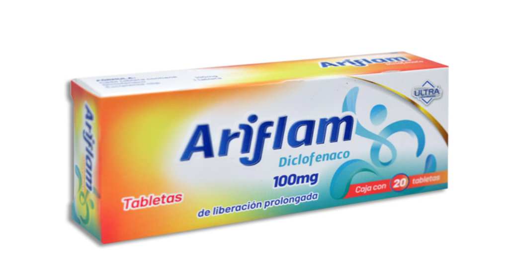 ARIFLAM / DICLOFENACO 100MG ULTRA C/20