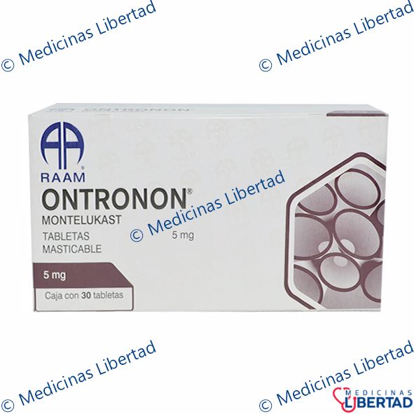 ONTRONON ( MONTELUKAST ) 5MG TAB MASTICABLES C/30