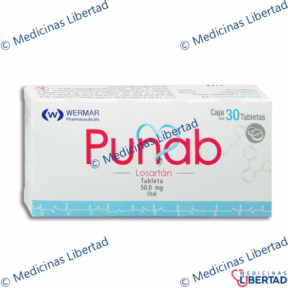 PUNAB 50 MG TABLETAS C/30