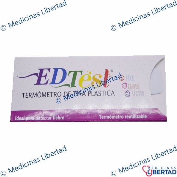 TERMOMETRO DE TIRA PLASTICA ED TEST PIEZA C/1