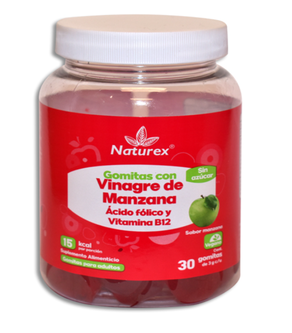 GOMIX VINAGRE DE MANZANA C/30 GOMITAS