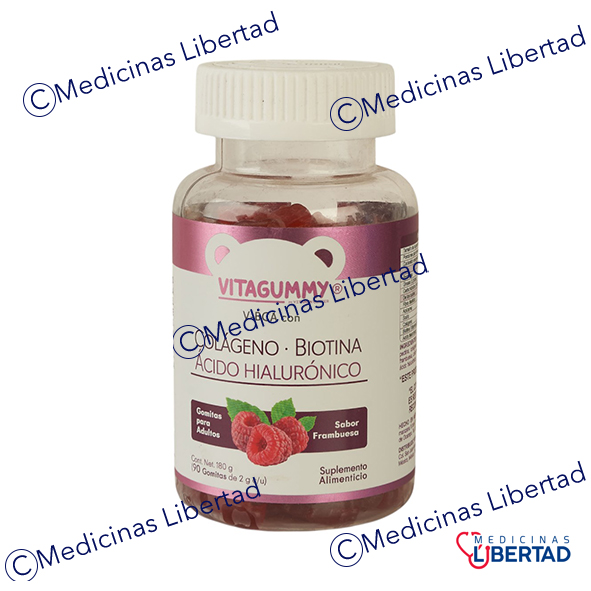 GOMITAS DE BIOTINA CON COLAGENO C/90 VITAGUMMY