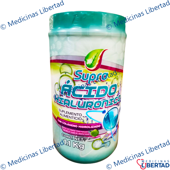 SUPRA  ACIDO HIALURONICO 1.1KG SABOR MANZANA
