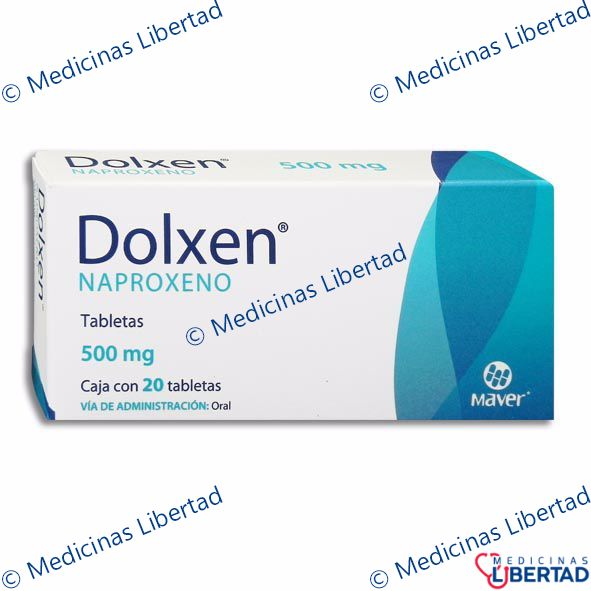 DOLXEN 500MG TABLETAS  C/20