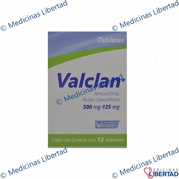 VALCLAN 500MG /125MG TAB C/12
