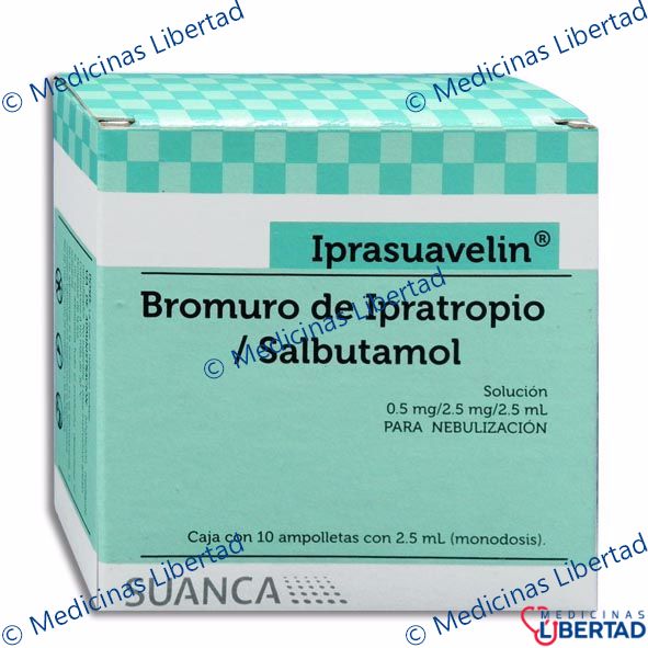 IPRASUAVELIN ( BROM DE IPRA / SALBUTAMOL ) P/ NEB C/10