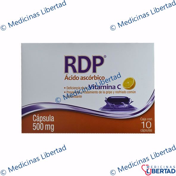 RDP (ACIDO ASCORBICO 500MG) CAPSULAS C/10