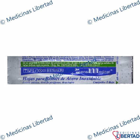 HOJA PARA BISTURI SENSIMED/21  1 PIEZA