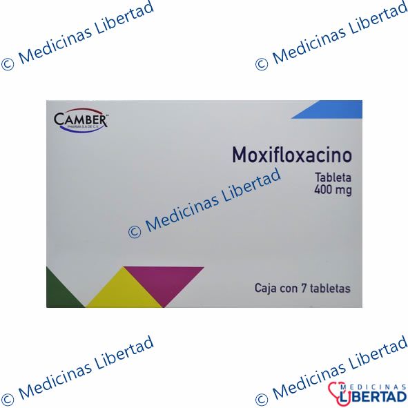 MOXIFLOXACINO CAMBER 400 MG TABLETAS C/7