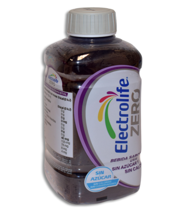ELECTROLIFE ZERO UVA SOLUCION 625ML