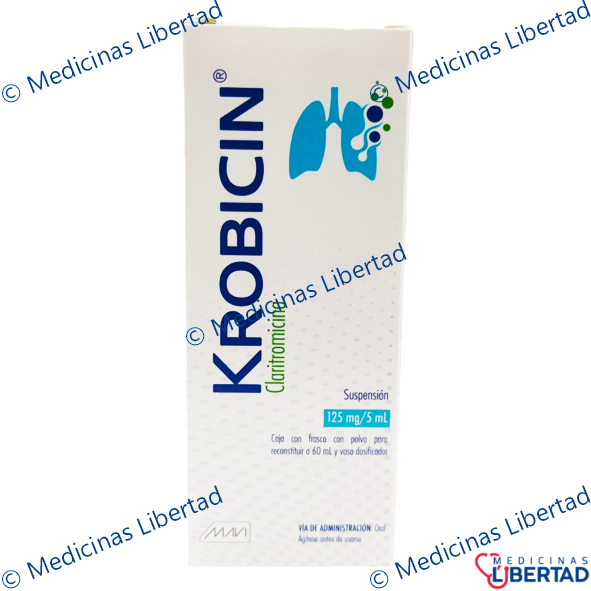 KROBICIN SUSPENSION 125MG  60 ML