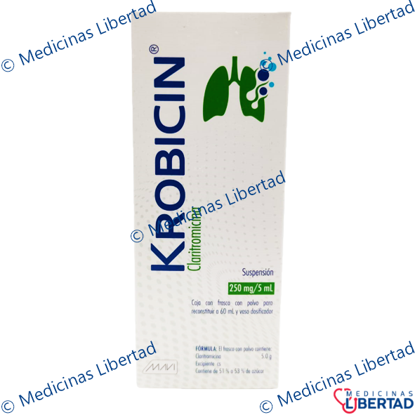 KROBICIN SUSPENSION 250MG  60 ML