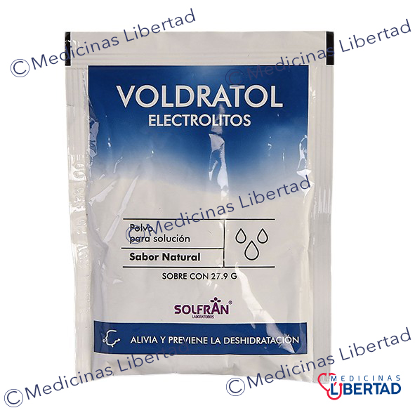 ELECTROLITOS VOLDRATOL 1PZ CON SOBRE CON 27.9 G NATURAL