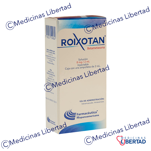 ROIXOTAN ( BETAMETASONA ) 8MG / 2 ML