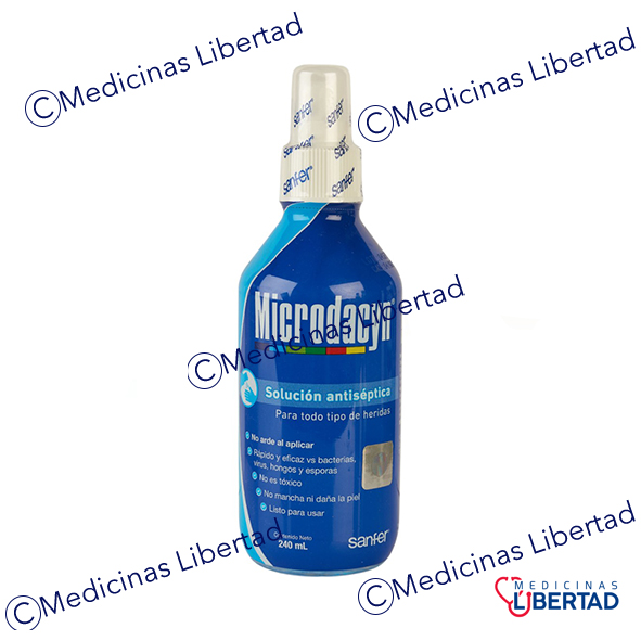 MICRODACYN SOLUCION  240 ML