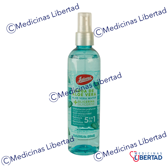AGUA DE ALOE VERA + GLICERINA 250ML
