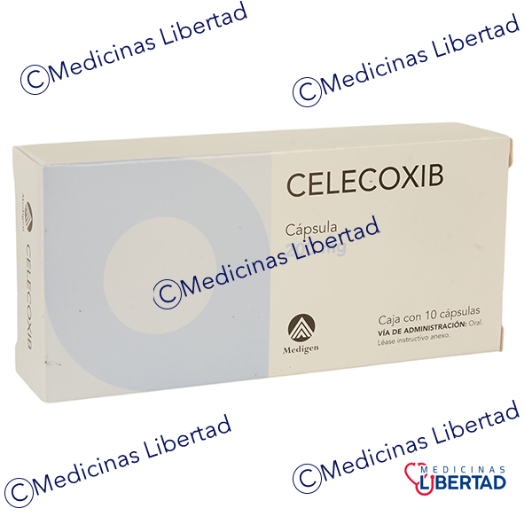 CELECOXIB  C/10 CAPSULAS 200MG MEDIGEN