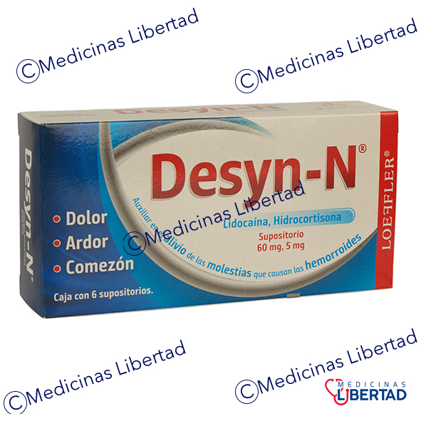 DESYN-N SUPOSITORIOS C/6