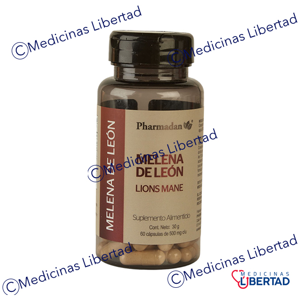 MELENA DE LEON/LIONS MANE PHARMADAN C/60 CAPSULAS
