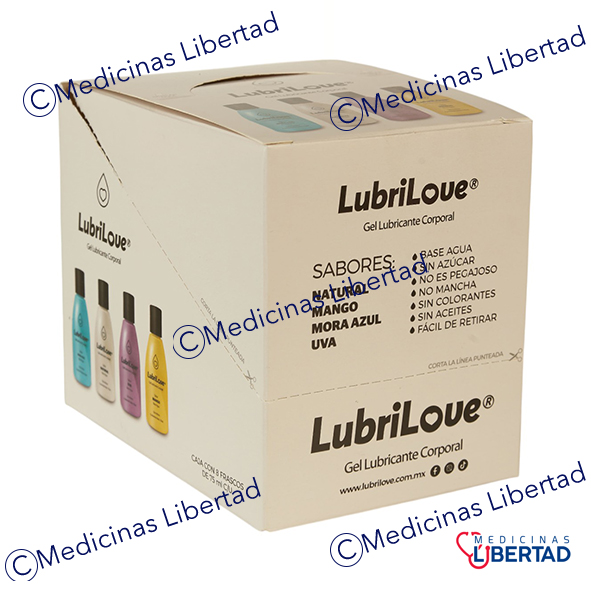 LUBRICANTES LUBRILOVE 8 PACK COMBINADO 75 ML 