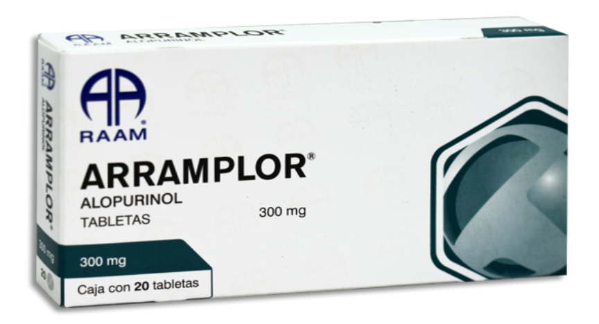 ARRAMPLOR (ALOPURINOL) 300 MG TABLETAS C/20 
