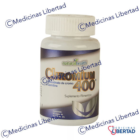 CHROMIUM 400 MG C/60 CAPSULAS 
