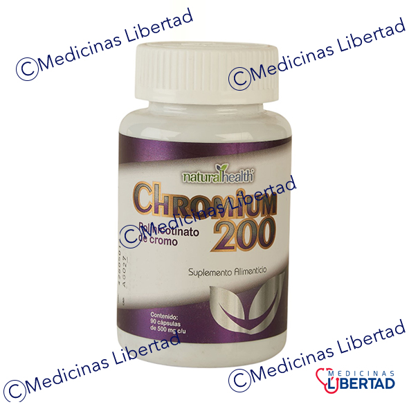 CHROMIUM 200 MG C/90 CAPSULAS 