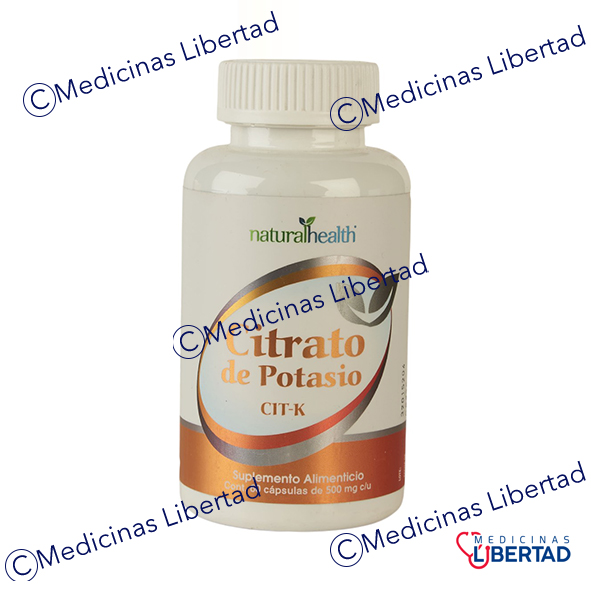 CITRATO DE POTASIO CIT-K NATURAL HEALTH C/60 CAPSULAS