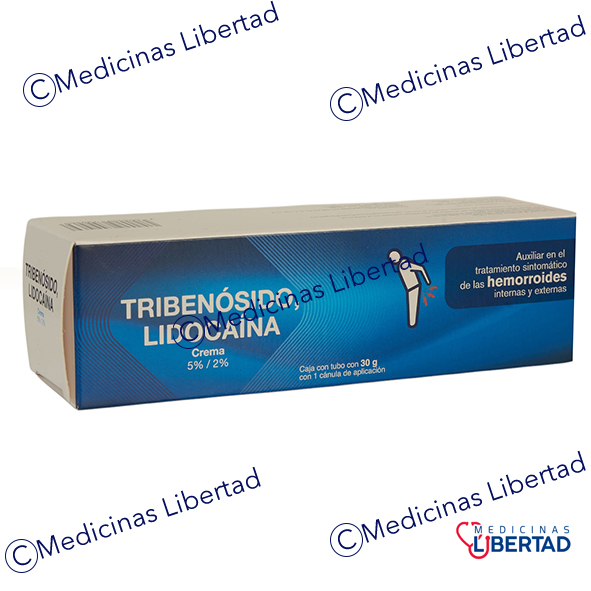 TRIBENOSIDO 5%/LIDOCAINA 2% CREMA MAVER 30 G