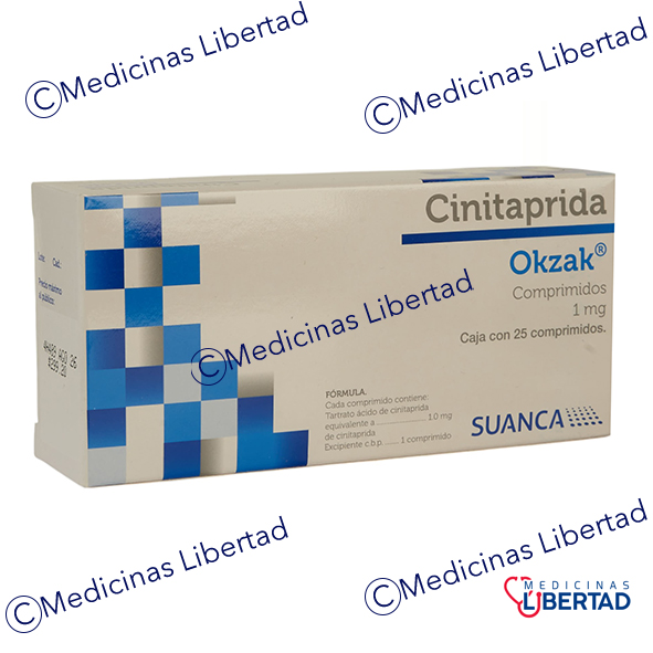 OKZAK CINITAPRIDA 1 MG C/25 COMPRIMIDOS 