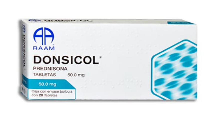 DONSICOL ( PREDNISONA 50 MG ) C/20 TABLETAS 