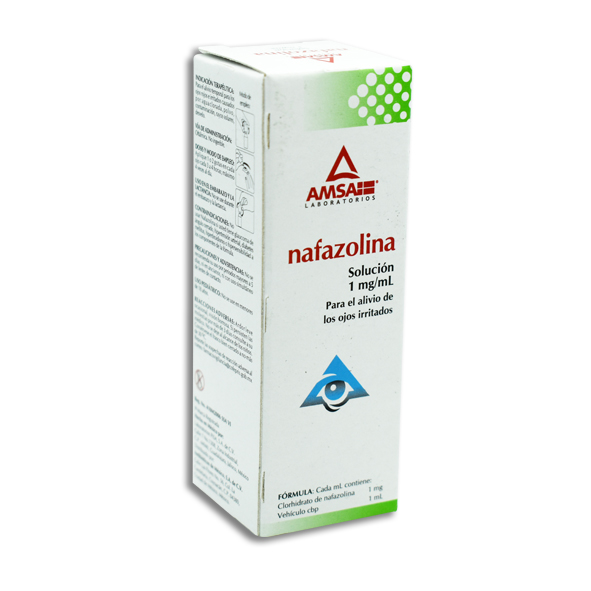 NAFAZOLINA SOLUCION OFTALMICA 15 ML AMSA