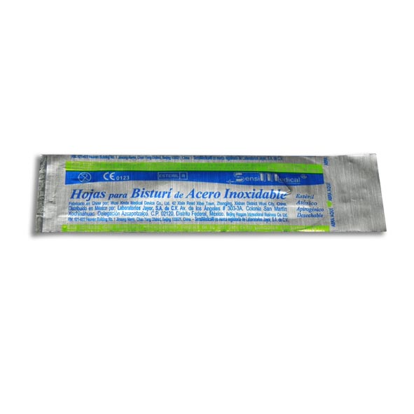 HOJA PARA BISTURI SENSIMEDICAL N22 