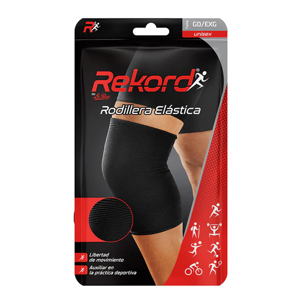 RODILLERA ELASTICA GRANDE/XL REKORD BOLSA PIEZA