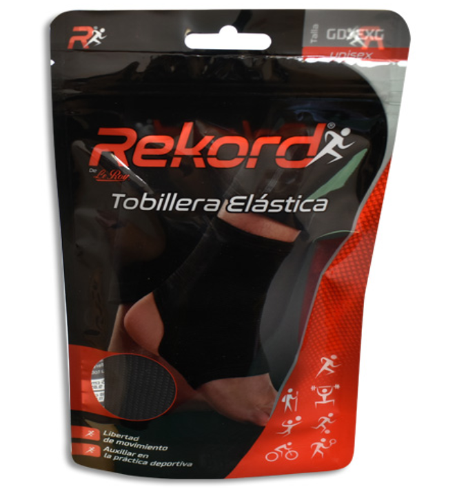 TOBILLERA ELASTICA GRANDE/XL REKORD PIEZA