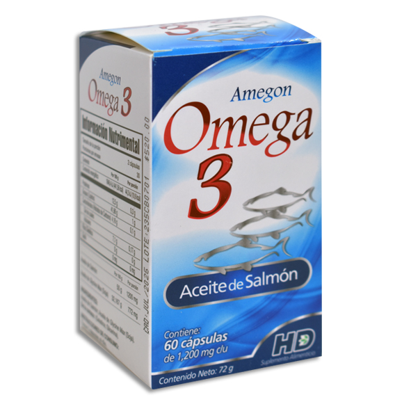  AMEGON OMEGA 3 Capsulas Blandas c/60