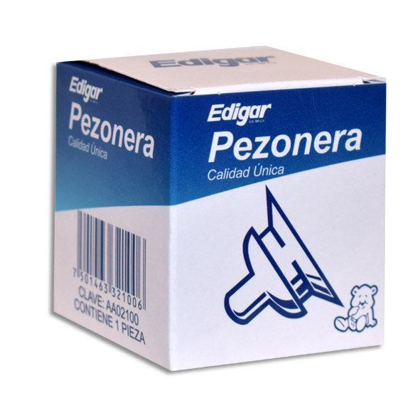  PEZONERA DE CRISTAL EDIGAR Caja 1 Pieza
