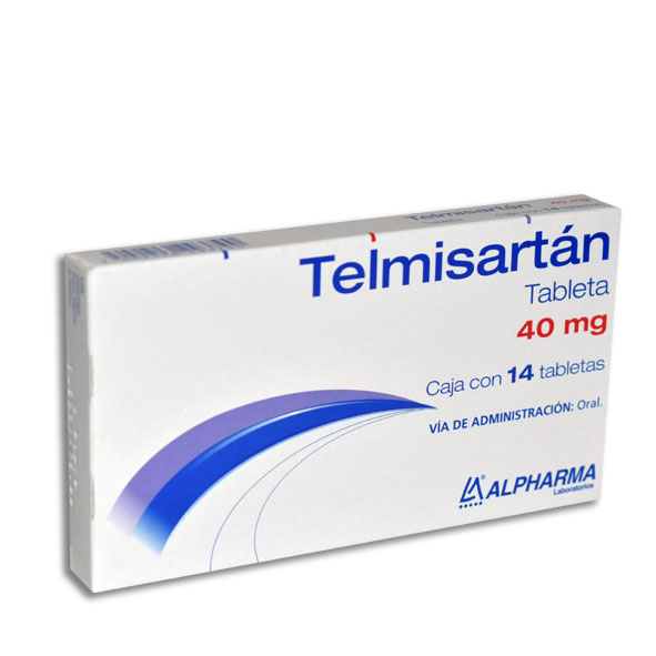  TELMISARTAN 40MG ALPHARMA Tabletas c/14