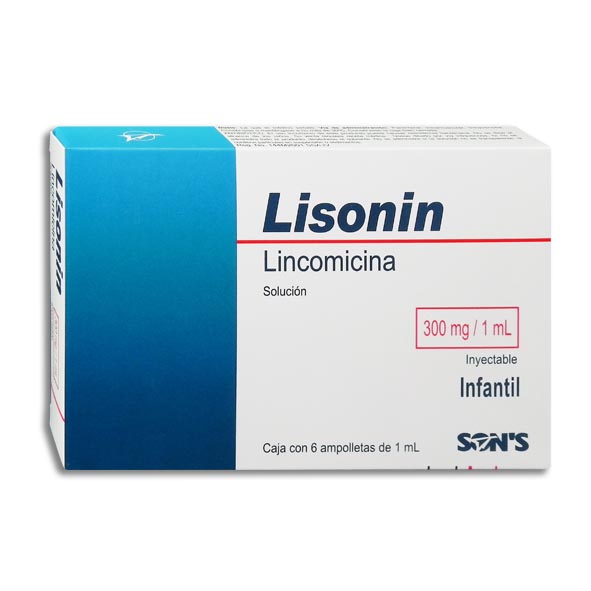 LISONIN 300MG Solucion Inyectable c/6